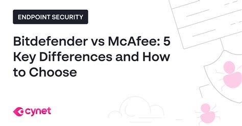 bitdefender vs mcafee|Bitdefender vs McAfee: 5 Key Differences and How to Choose.